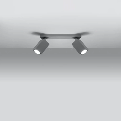 Deckenleuchte MERIDA 2 grau