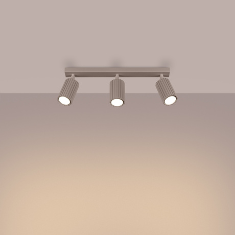 Wandleuchte KARBON taupee mit Schalter