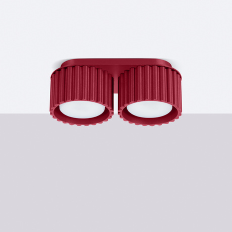 Plafond AURA 2 burgunderrot Gx53