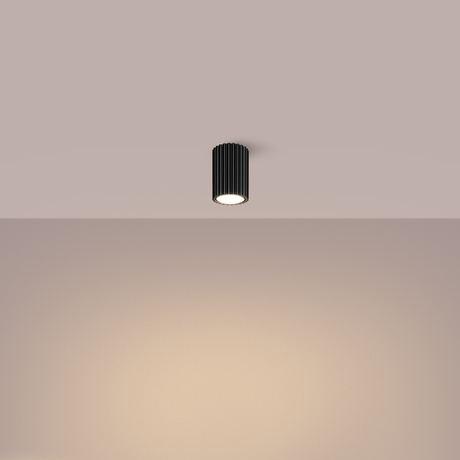 Plafond KARBON 10 schwarz