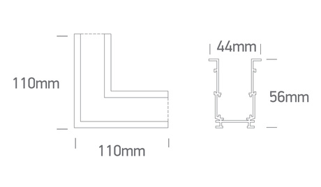 Ecke für MIDI-Schienen - passend für MYL.00534 & MYL.00535