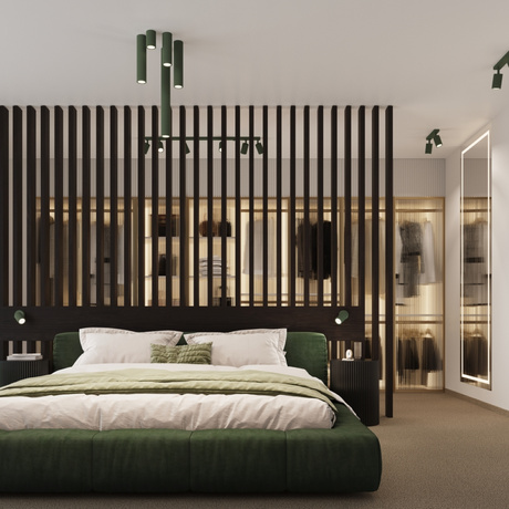 Wandleuchte KARBON olivgrün