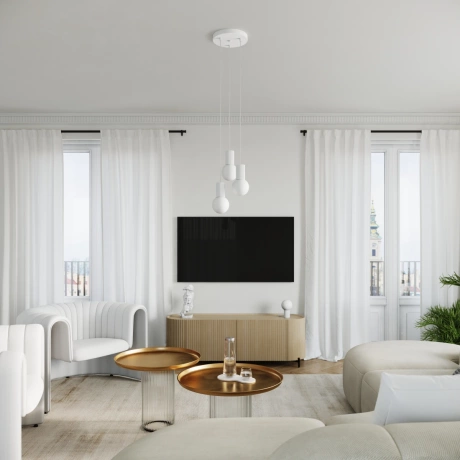 Pendelleuchte HALO 3P weiß