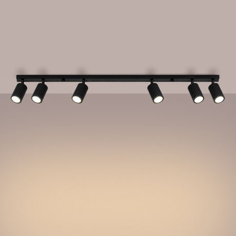 Plafond KARBON 6L schwarz