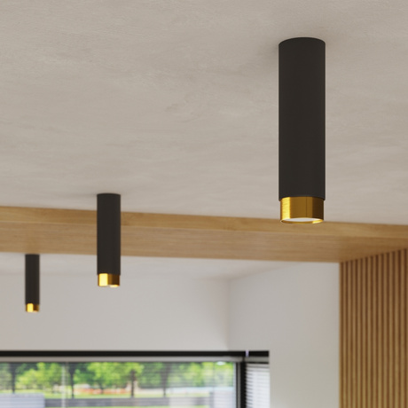 Plafond NERO 12,5 Schwarz/Golden