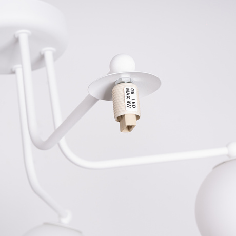 Kronleuchter ASTRAL 5 weiß