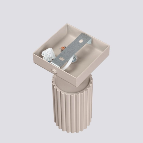 Wandleuchte KARBON taupe