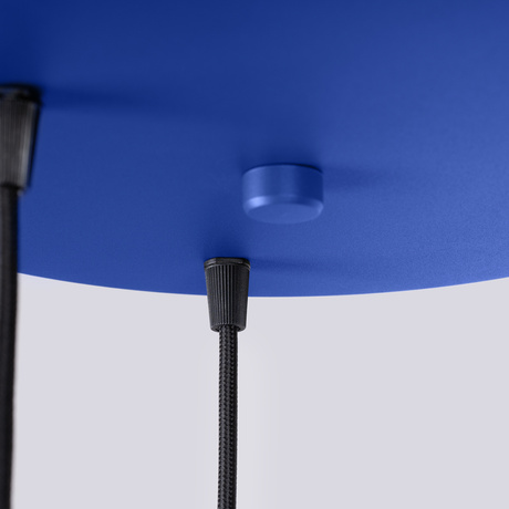 Pendelleuchte ESTRIA 3P weiß/ultramarin