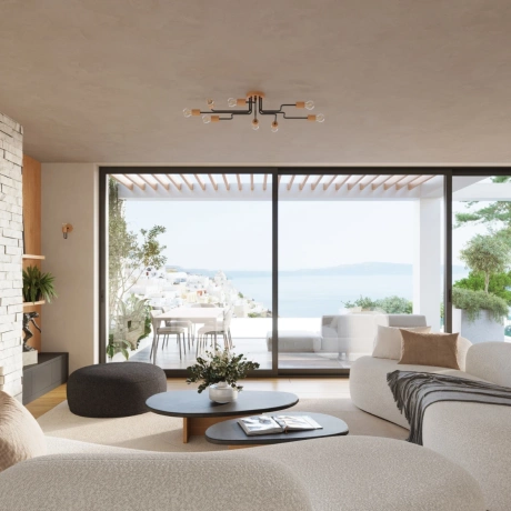 Kronleuchter TIMBO 6 schwarz