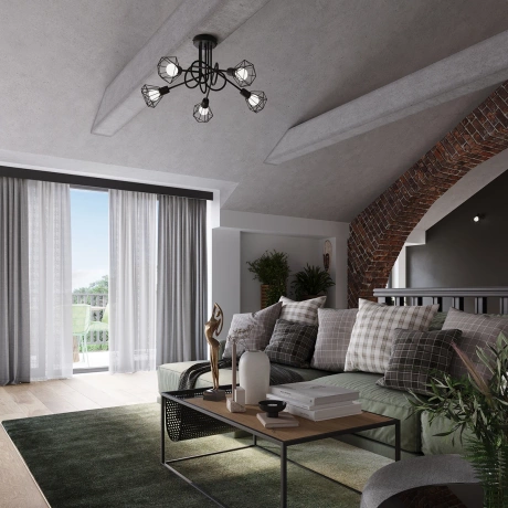 Deckenleuchte ARTEMIS 3 schwarz