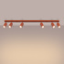 Plafond RING 6L roter Ocker