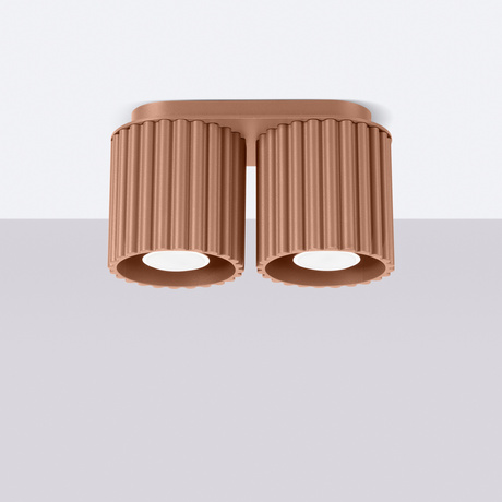 Plafond AURA 2 mokka GU10