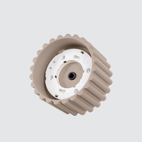 Plafond AURA 1 taupe Gx53