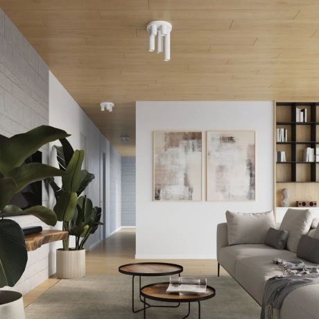 Plafond LAGOS 3P Weiß