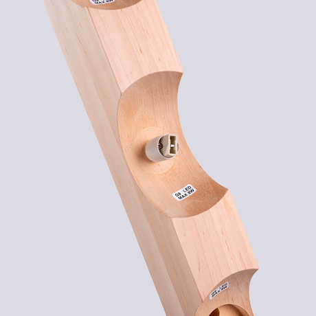 Plafond BULBO 4 Naturholz