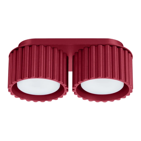 Plafond AURA 2 burgunderrot Gx53