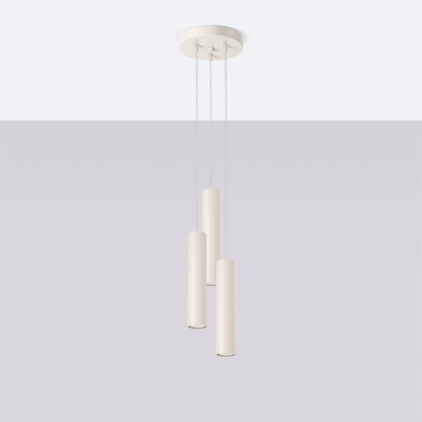 Pendelleuchte LAGOS 3P beige