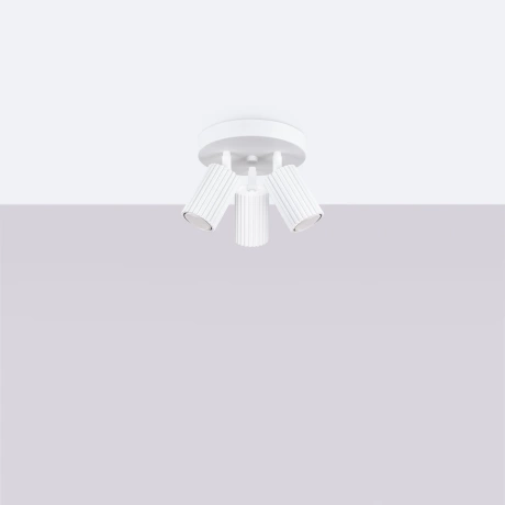 Plafond KARBON 3P weiß