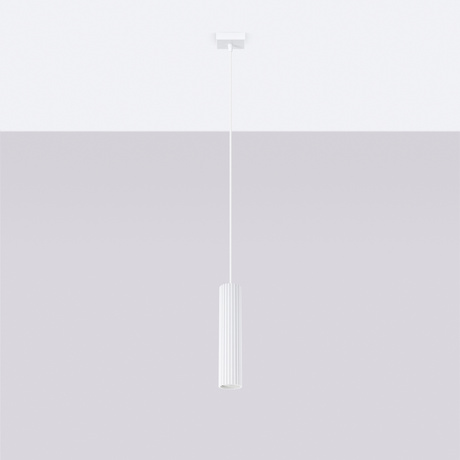 Pendelleuchte KARBON 1 weiß