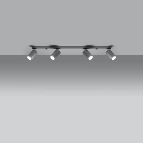 Deckenleuchte RING 4L grau