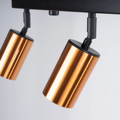 Plafond WINX 4L schwarz/kupfer