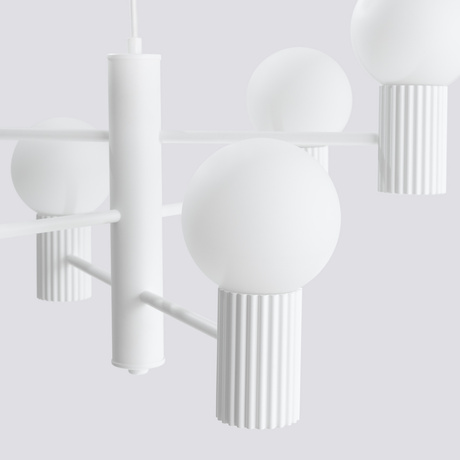 Kronleuchter HALO 6 weiß