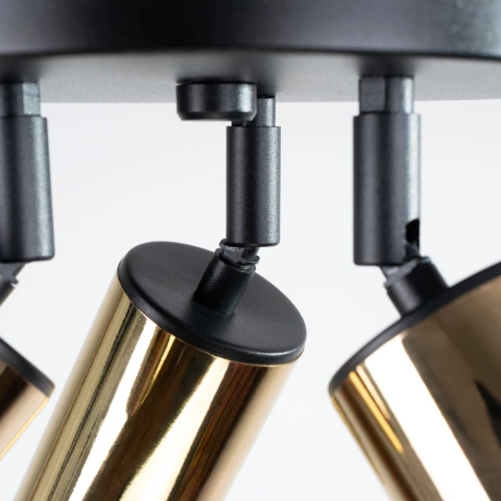 Plafond WINX 3P schwarz/gold