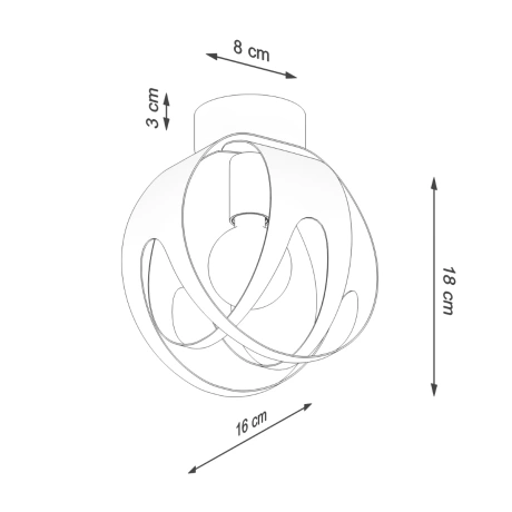 Deckenleuchte TULOS weiß