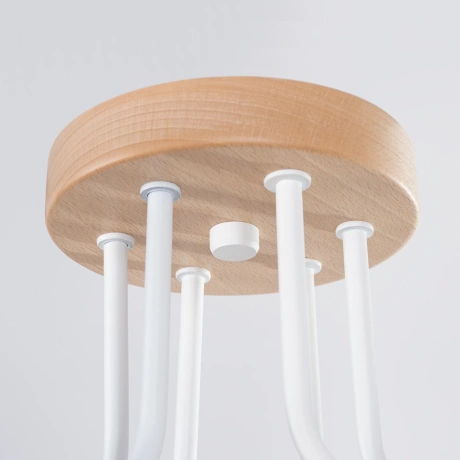 Kronleuchter TIMBO 6 weiß