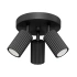Plafond KARBON 3P schwarz