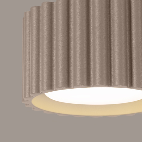 Plafond AURA 1 taupe Gx53