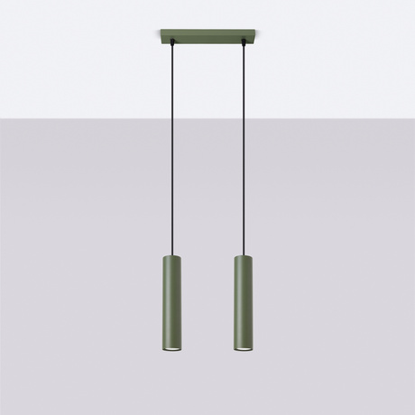 Pendelleuchte LAGOS 2 olivgrün
