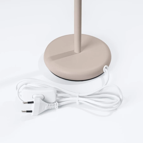 Tischlampe KARBON taupe