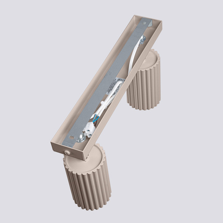 Wandleuchte KARBON taupe