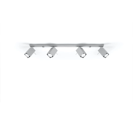 Deckenleuchte MERIDA 4L grau