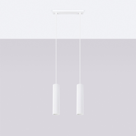 Pendelleuchte KARBON 2 weiß