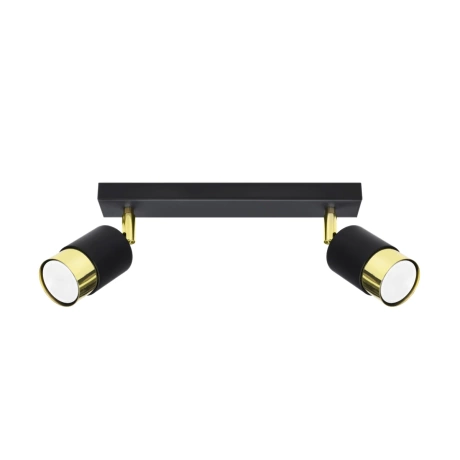 Deckenleuchte NERO 2 schwarz/gold
