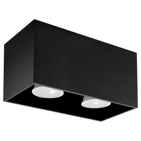 Deckenleuchte QUAD schwarz