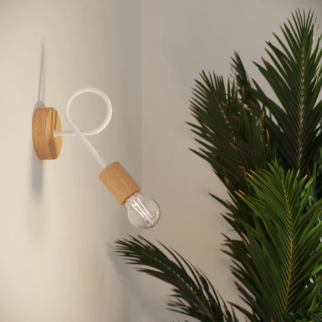 Wandlampe EMBER Weiß