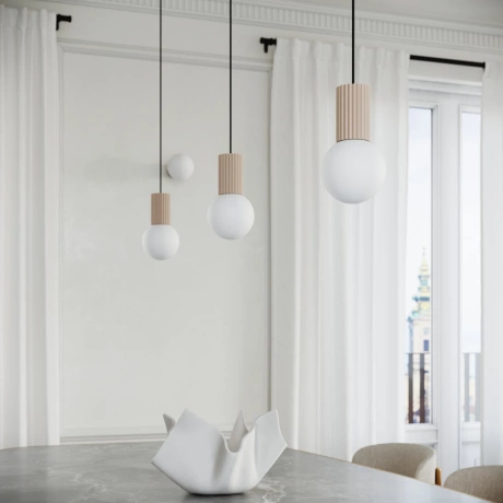 Tischlampe HALO taupe
