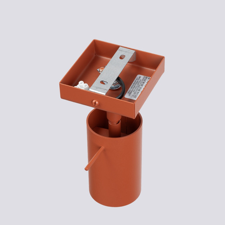 Wandleuchte RING roter Ocker