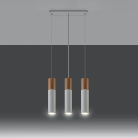 Hängeleuchte PABLO 3 weiß