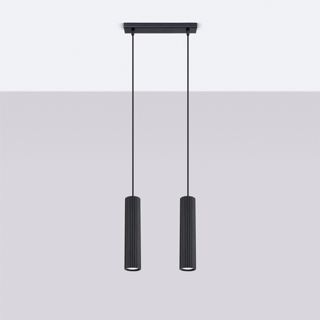 Pendelleuchte KARBON 2 schwarz