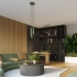 Plafond KARBON 3L olivgrün