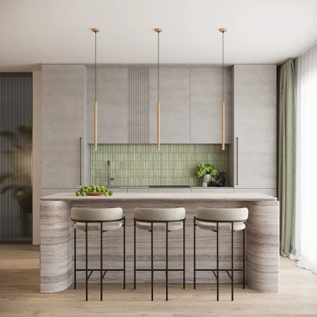 Pendelleuchte ARCHE 3P Gold