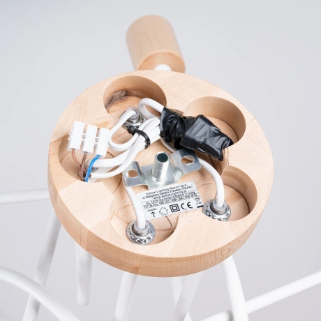 Kronleuchter 5 Weiß