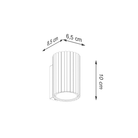 Plafondd KARBON 6L taupe