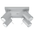 Deckenleuchte RING 4 grau