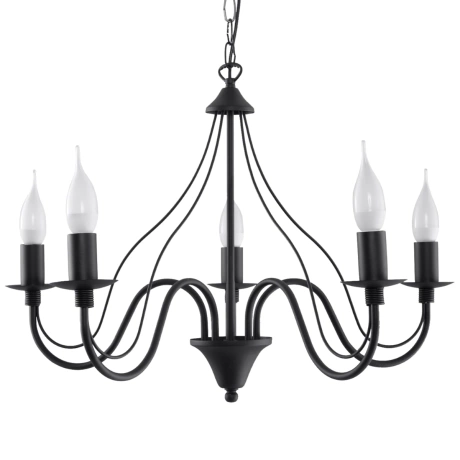 Kronleuchter MINERWA 5 schwarz