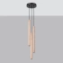 Pendelleuchten PASTELO 3P holz